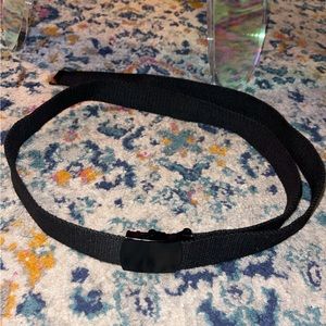 🎁Black Canvas Adjustable Belt SHEIN Metal Buckle